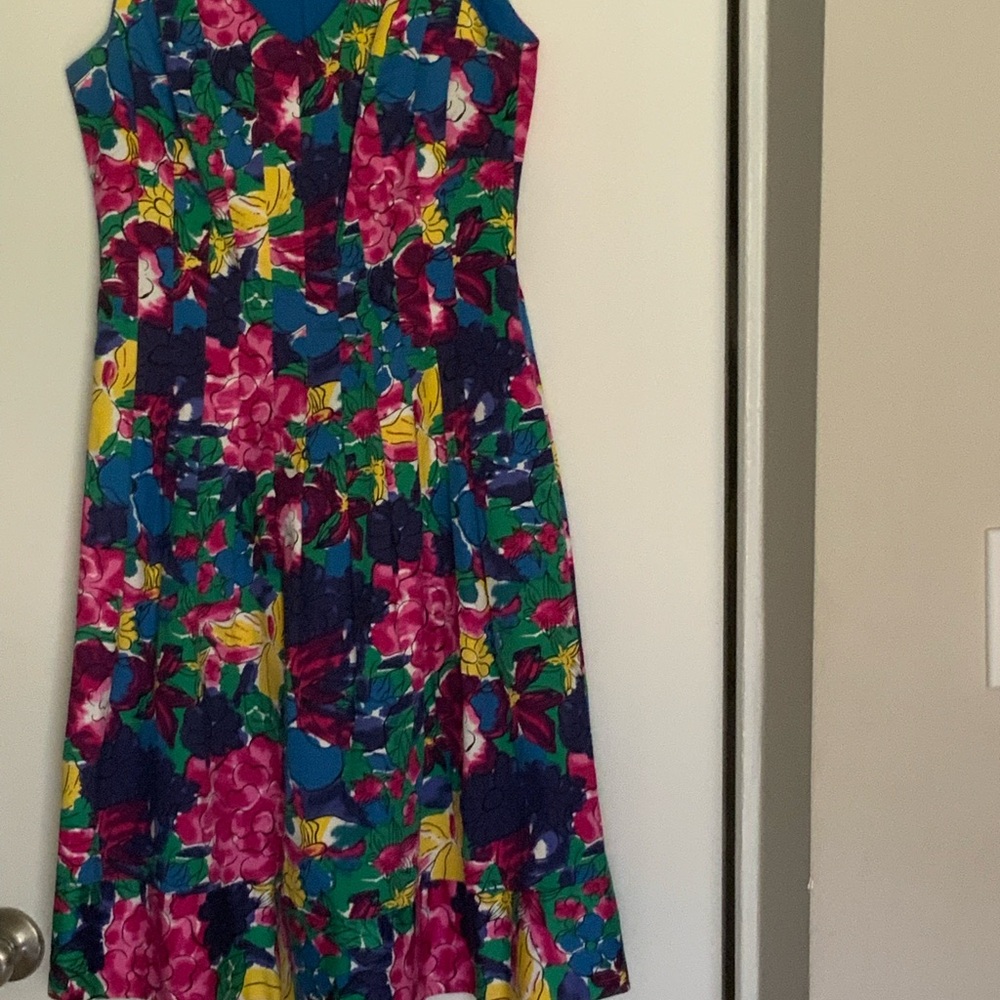 Jones New York Floral Midi Dress - Multicolor